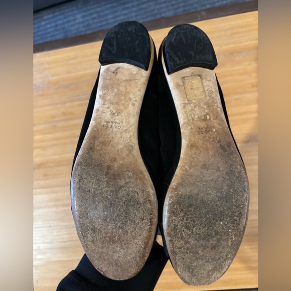 Gucci Black Flats with Bamboo Accent - Picture 3 of 4